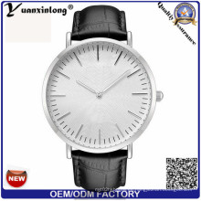 Yxl-825 China Reloj de fábrica de cocodrilos de grano de cuero reloj de moda al aire libre gran dial de cuarzo reloj